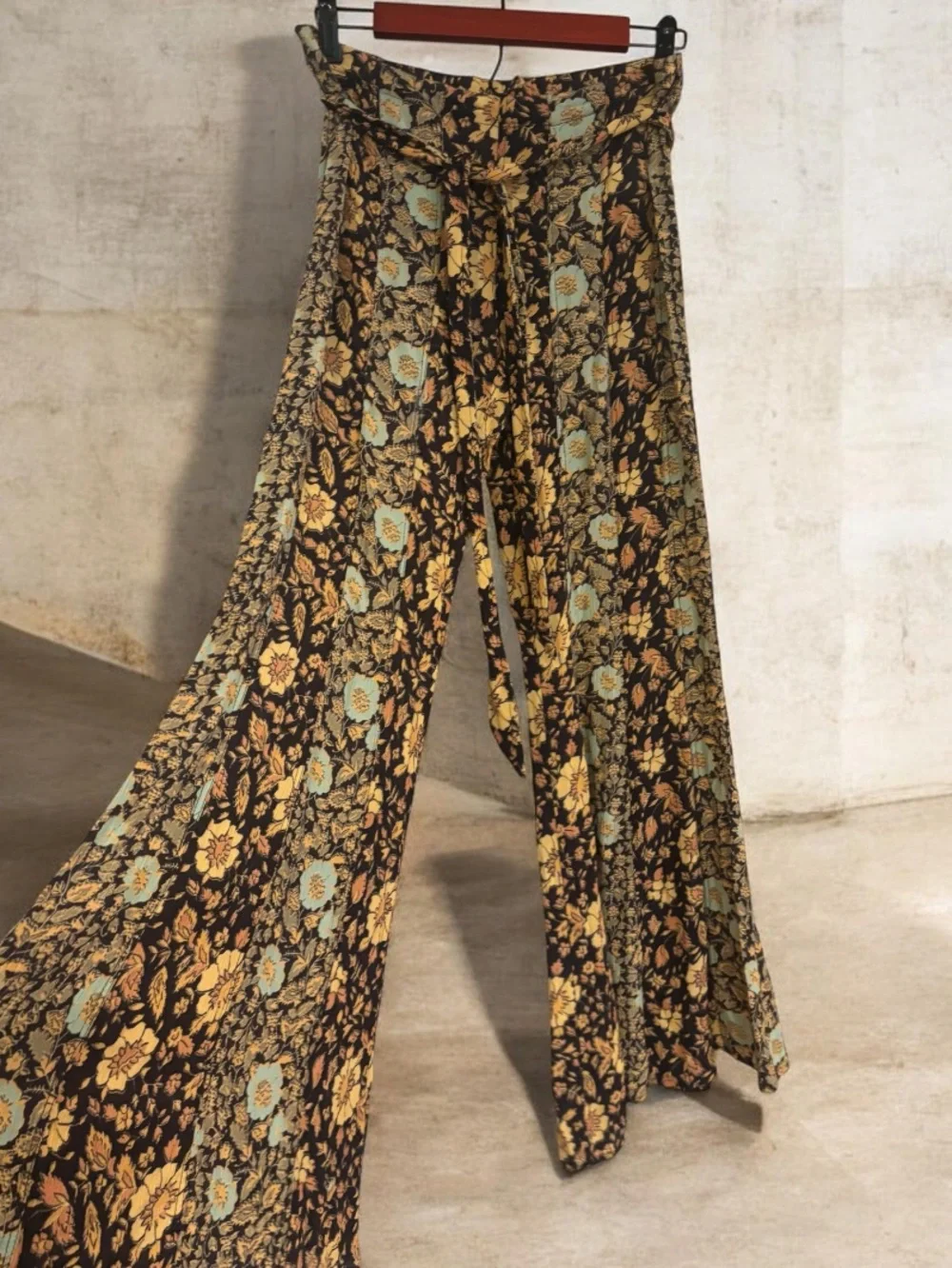 Free People Bali Sultry Boho Flare Pants NWOT